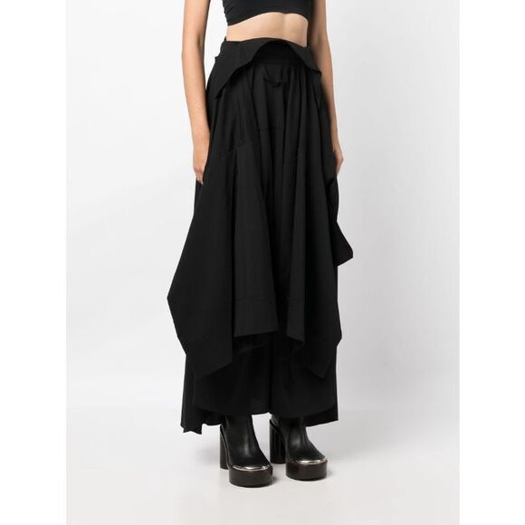 A.W.A.K.E Mode Asymmetrical Ruffle Maxi Skirt Size FR 34 / US 2 $1560 - Picture 2 of 14